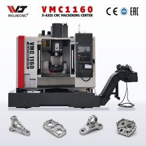 WOJIE CNC Milling Machine VMC1160 5 axis CNC Machining Center with 850mm Worktable